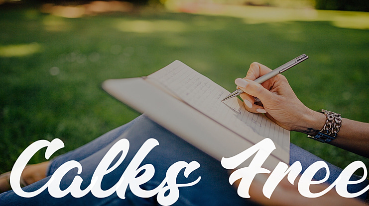 Calks Free Font