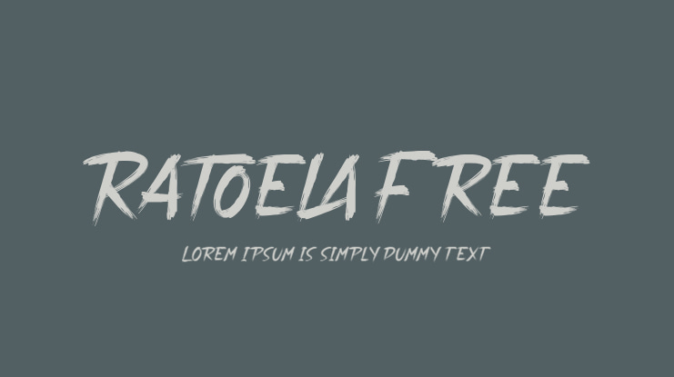 Ratoela Free Font