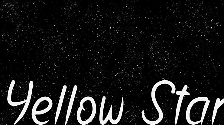 Yellow Star Font