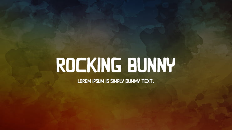 Rocking Bunny Font