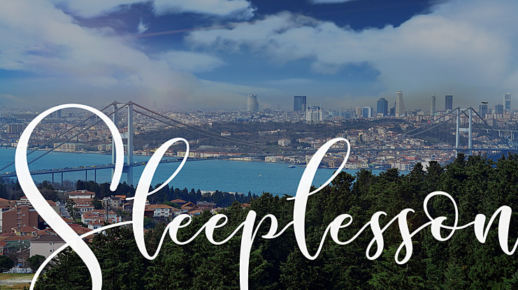 Sleeplesson Font Family