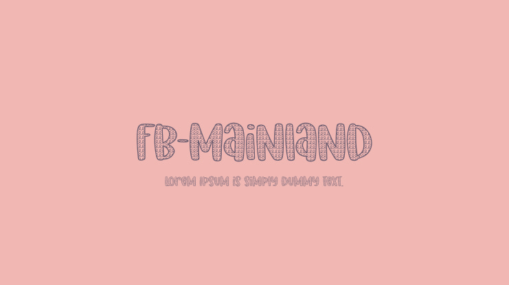 FB-Mainland Font