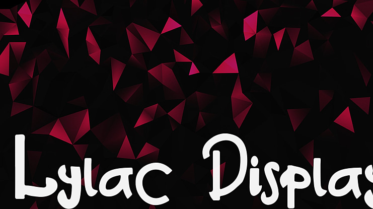 Lylac Display Font
