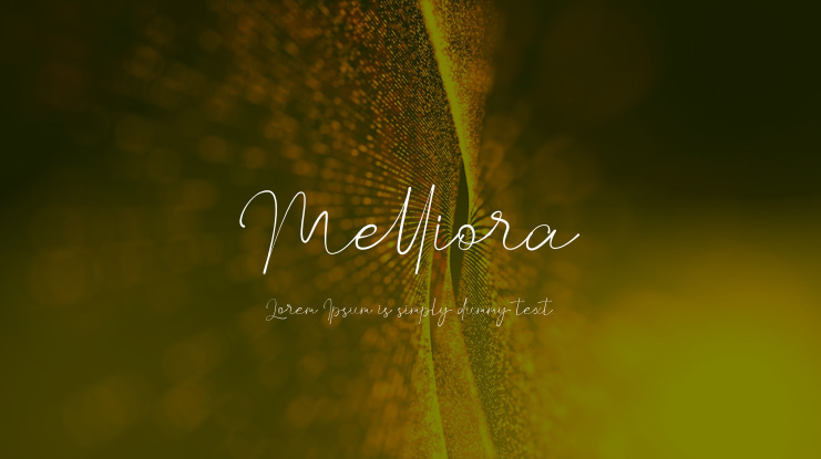 Melliora Font