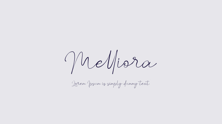 Melliora Font