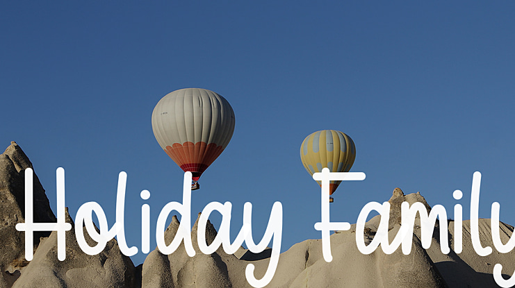 Holiday Family Font