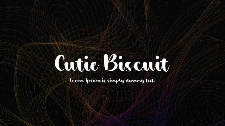 Cutie Biscuit Font