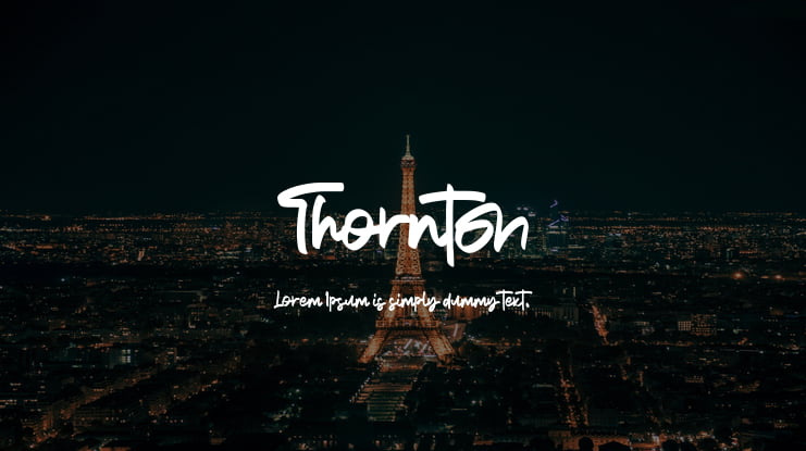 Thornton Font