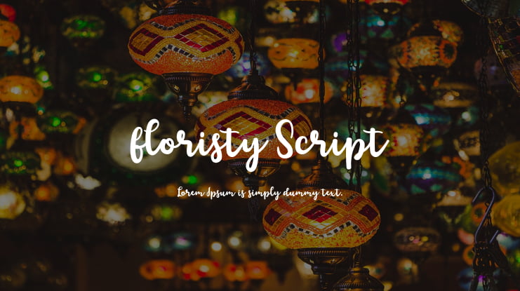 floristy Script Font