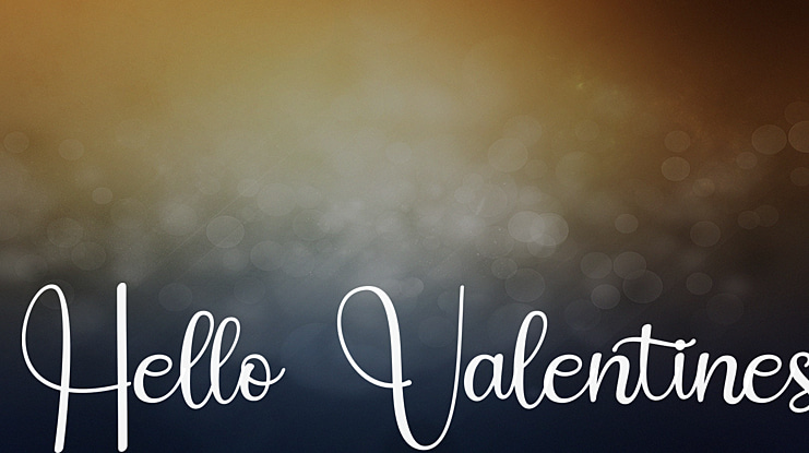 Hello Valentines Font