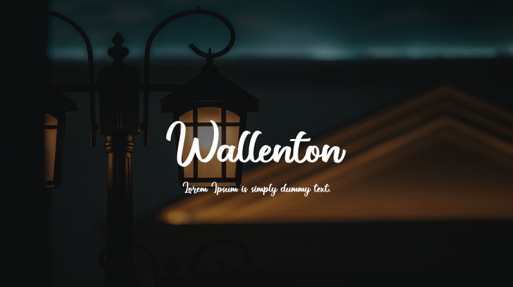 Wallenton Font