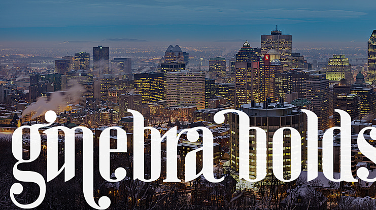 Ginebra Bolds Font