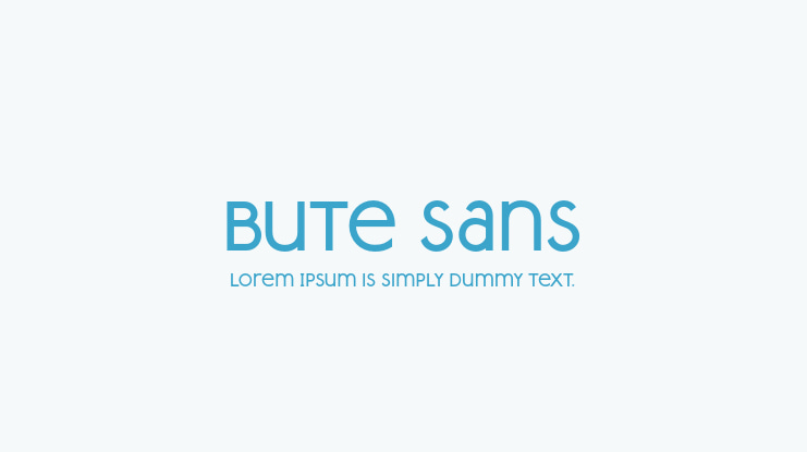 Bute Sans Font
