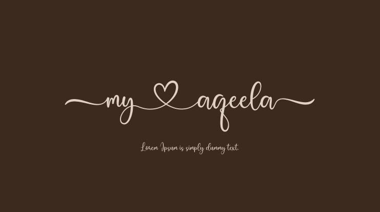 Aqeela Font