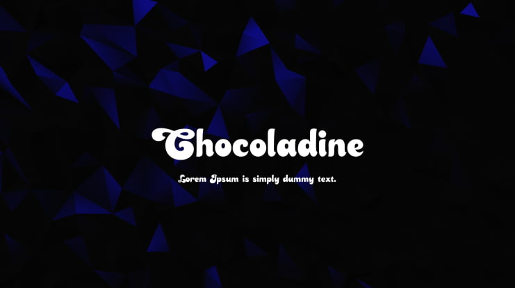 Chocoladine Font