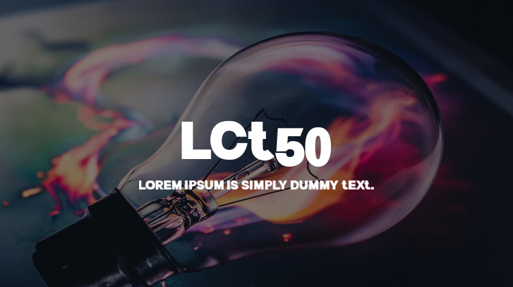 LCt50 Font