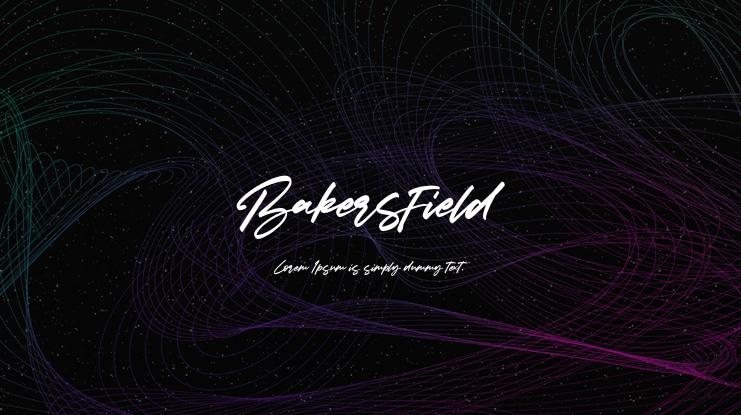 Bakersfield Font