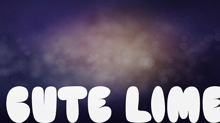 Cute Lime Font