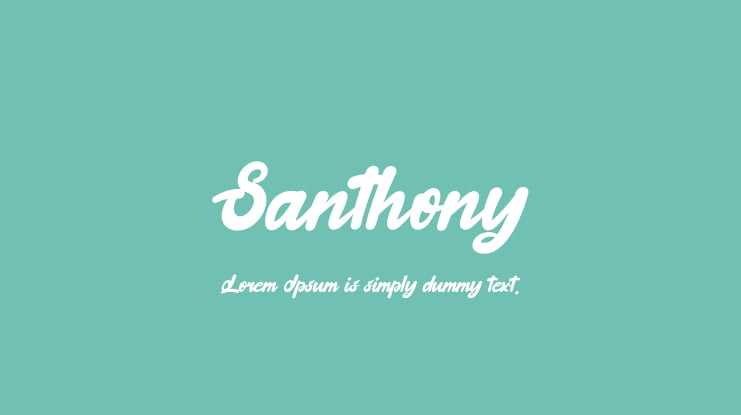 Santhony Font