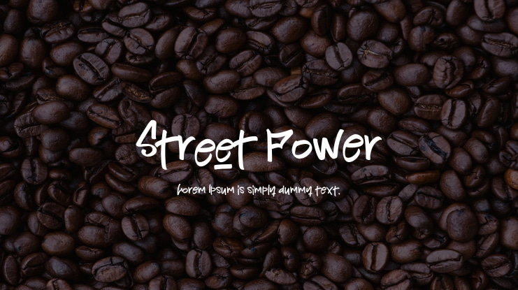 Street Power Font