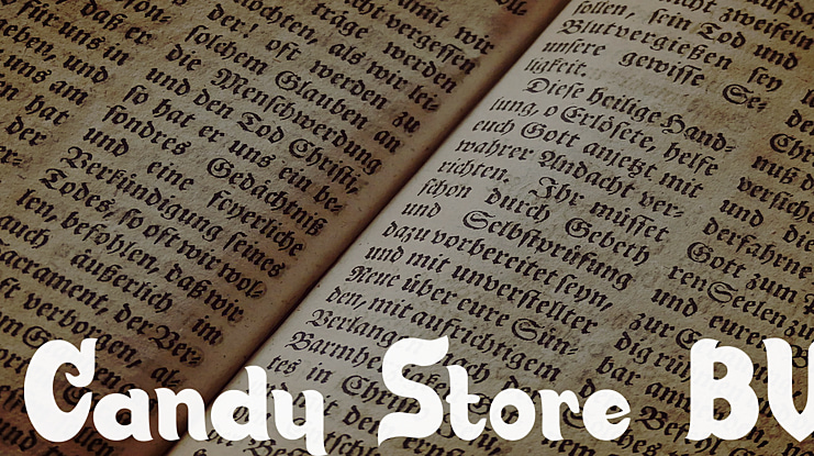 Candy Store BV Font