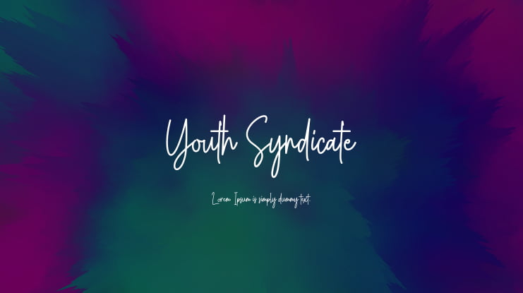 Youth Syndicate Font