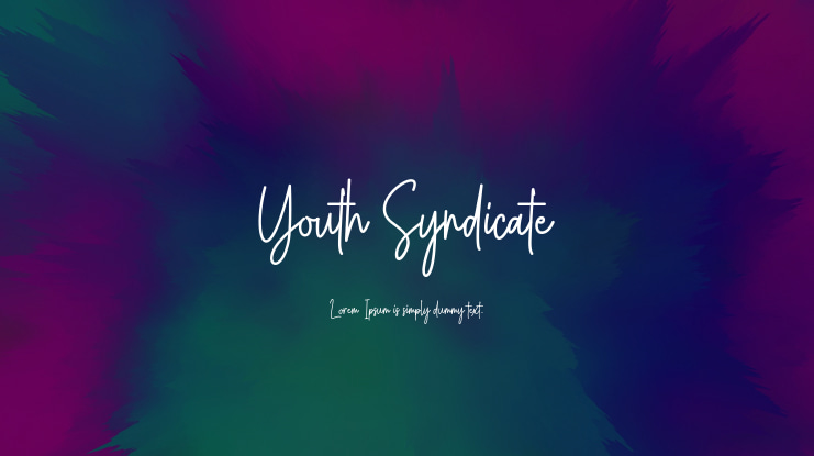 Youth Syndicate Font