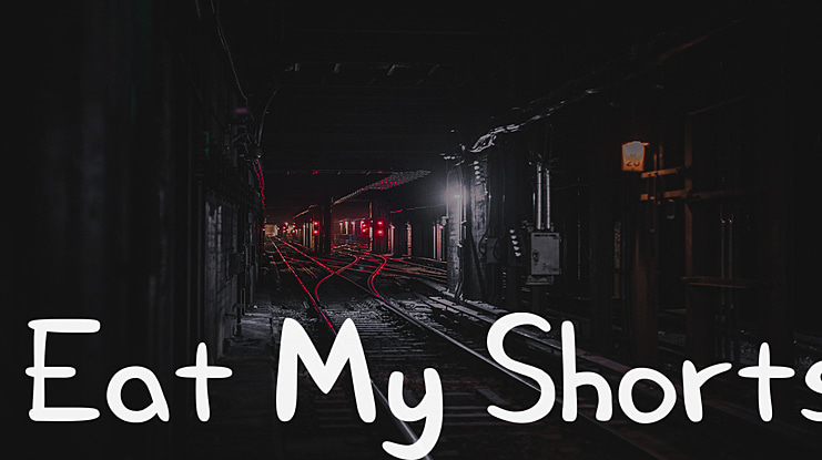 Eat My Shorts Font