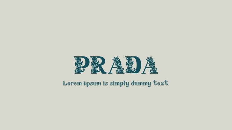 PRADA Font