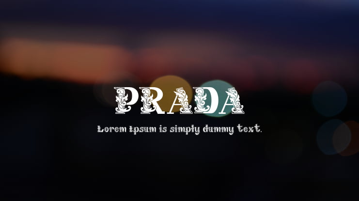 PRADA Font
