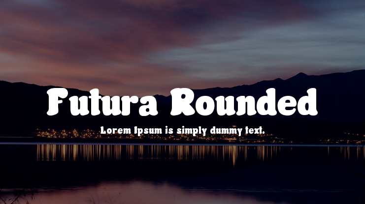 Futura Rounded Font