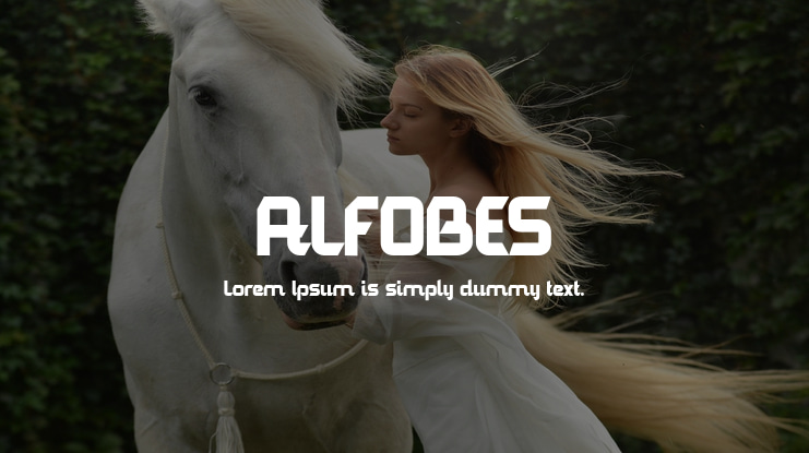 ALFOBES Font Family