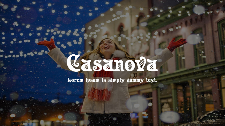 Casanova Font