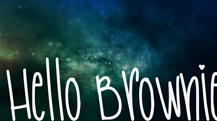 Hello Brownie Font