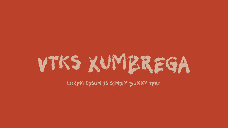 Vtks Xumbrega Font