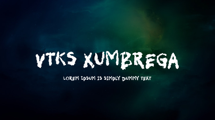 Vtks Xumbrega Font