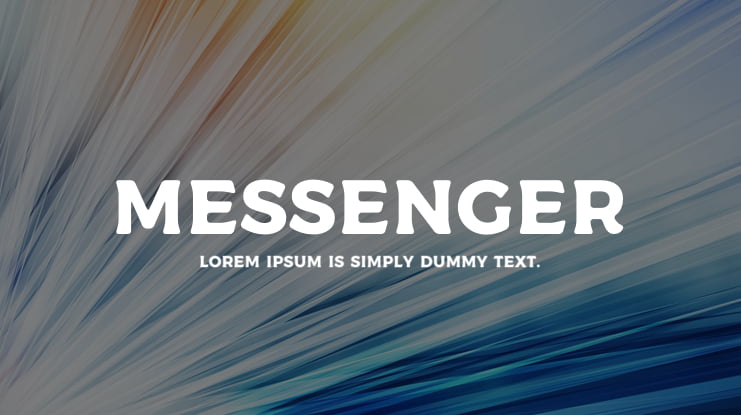 Messenger Font Family