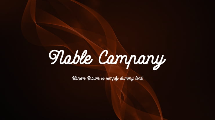 Noble Company Font Family