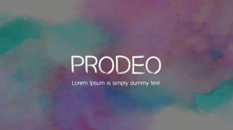 PRODEO Font