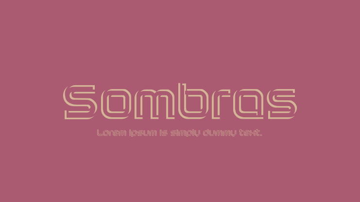 Sombras Font