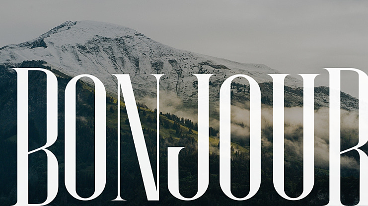 Bonjour Font