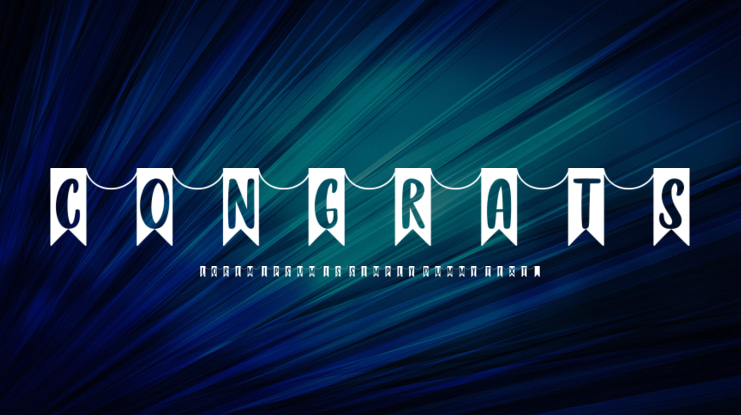 Congrats Font