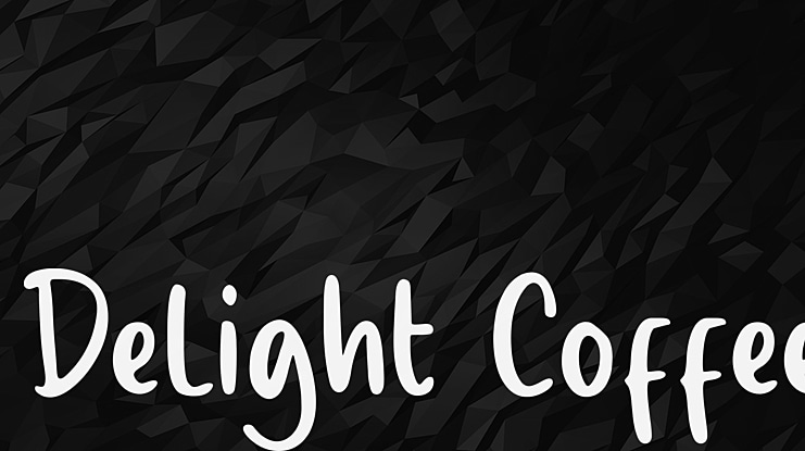 Delight Coffee Font