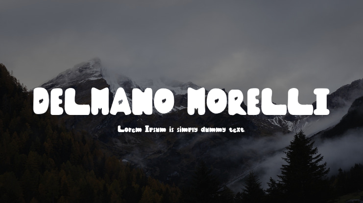 DELMANO MORELLI Font