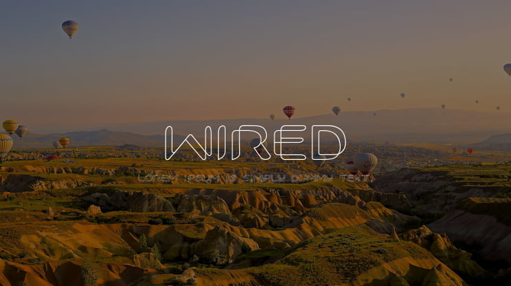 Wired Font