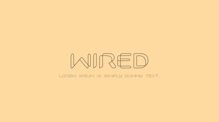 Wired Font