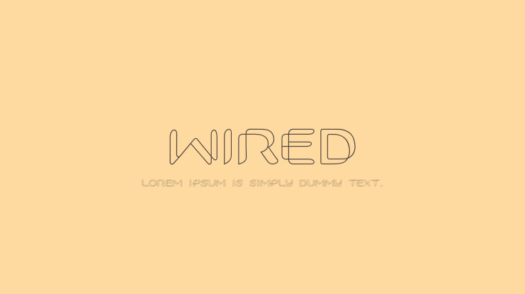 Wired Font