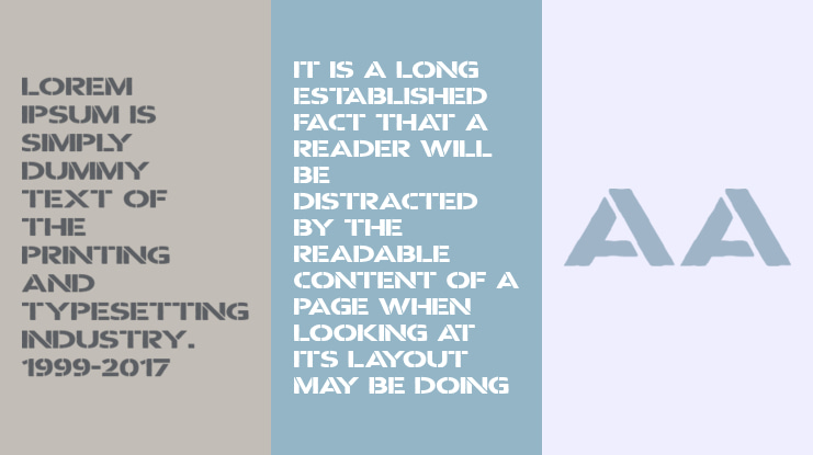 Warzone Stencil Font