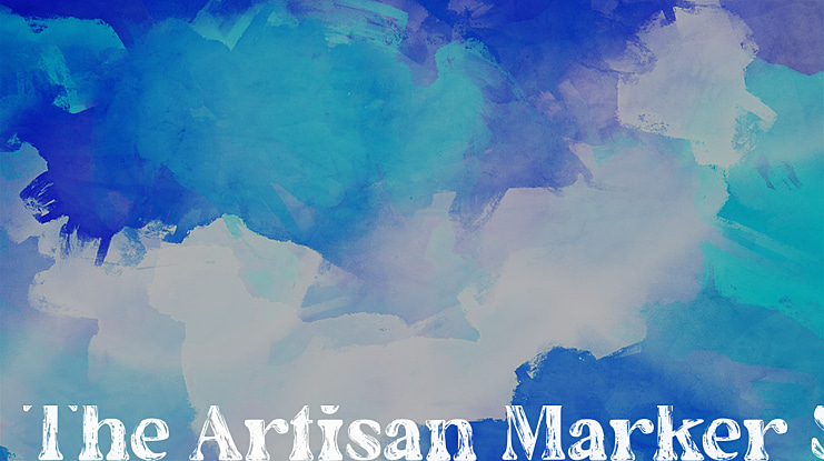 The Artisan Marker Serif Font