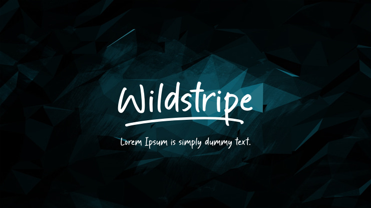 Wildstripe Font